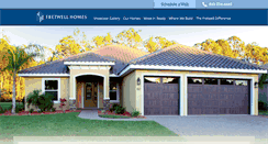 Desktop Screenshot of fretwellhomes.com